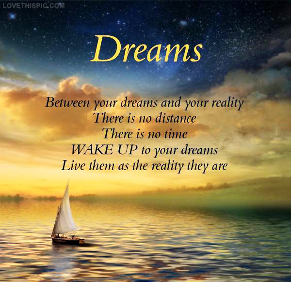 Share your DREAM in LIFE