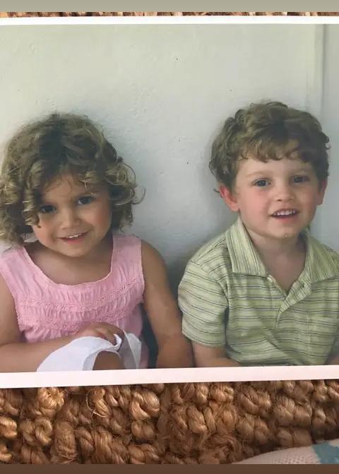 Molly Terraciano and his twin brother, Andrew Terraciano. 