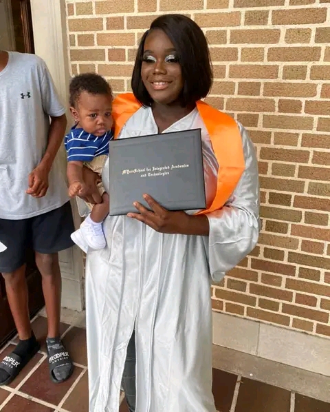 Taylen Mosley and his mother, Pashun Jeffery. 