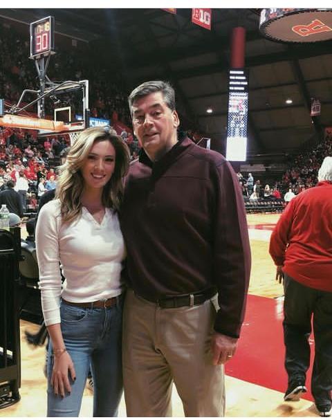 Taryn and her Dad, Jeff Hatcher. Photo credit: Instagram/@tarynhatcher. 