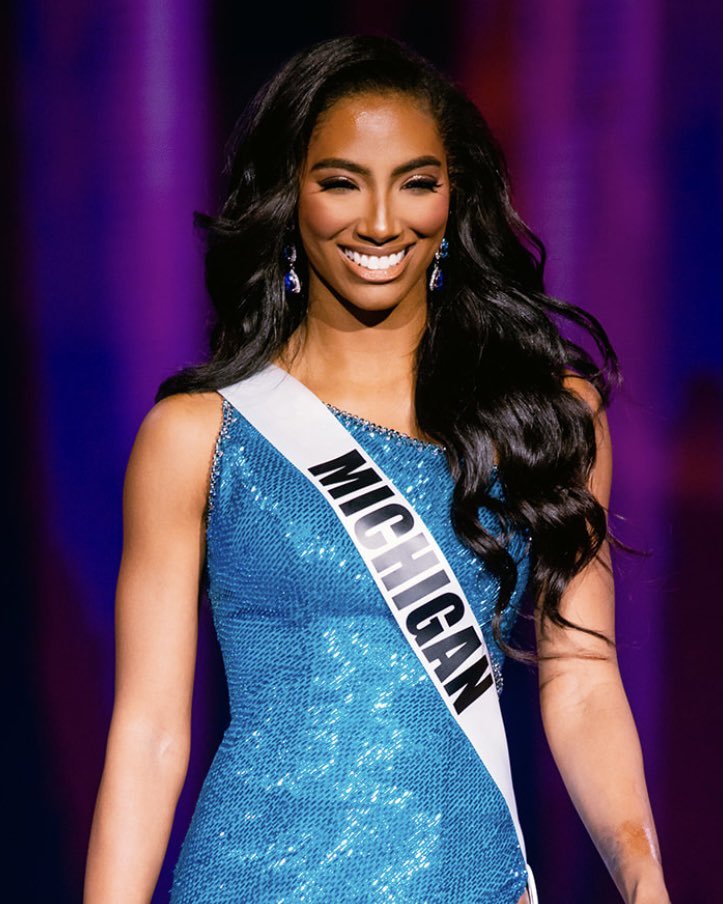 Taylor Hale during her crown as Miss Michigan USA 2021 winner. Photo credit: Google photos. 