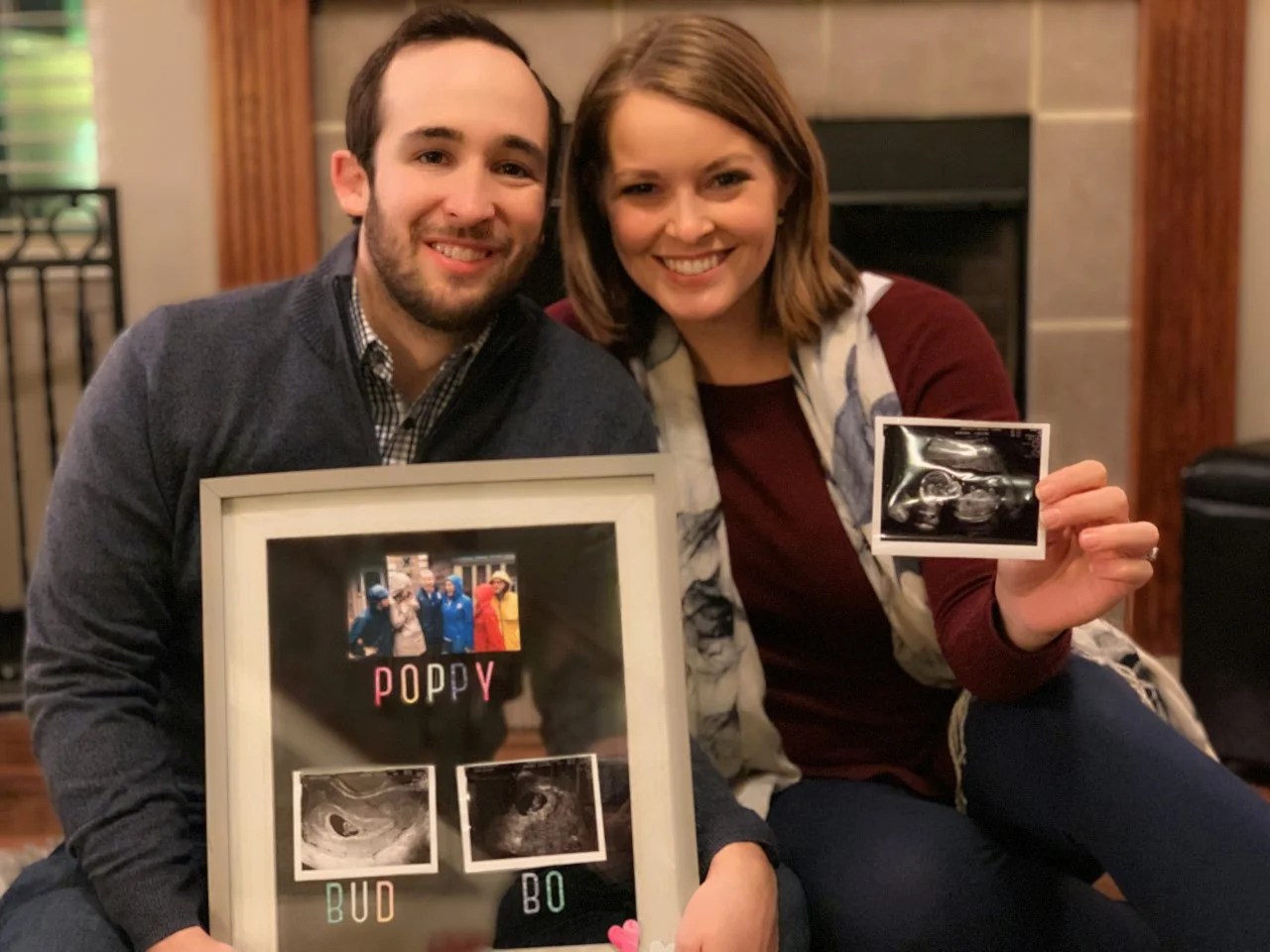 Brenna Donnelly and her husband, Andrew, when she made announcement about her pregnancy. Photo credit: Google photos. 