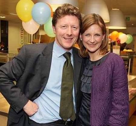 Charlie Stayt and his wife, Anne Breckell. 