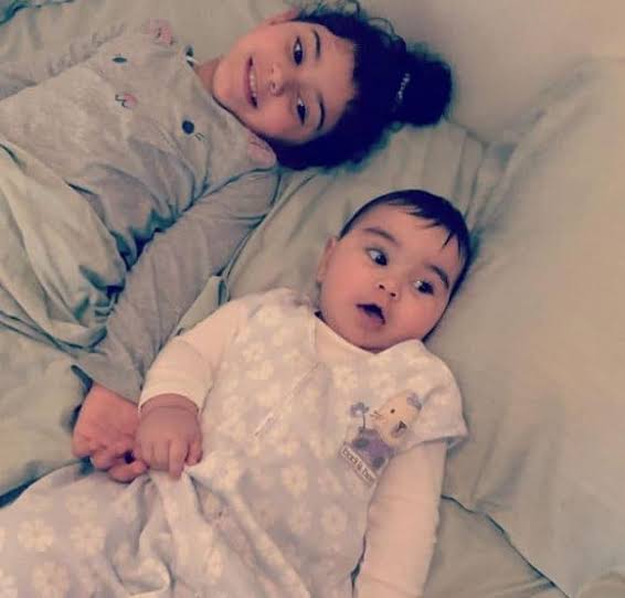 Araksya Karapetyan's two kids, Sevan Yousefi, and Sona Yousefi. 