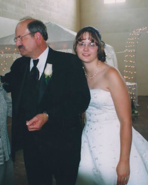 Dennis Rader, aka BTK Killer, and his wife, Paula Dietz, at the occasion of their wedding. 