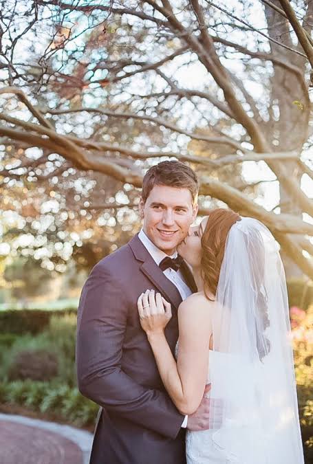 Erin Robinson and her husband, Matt Robinson on their wedding day. 