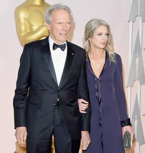 Image - Christina Sandera and her husband, Clint Eastwood. 