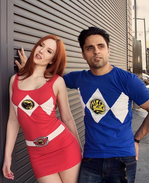 Image - Ray William Johnson and his wife, Kelly Farrell. 