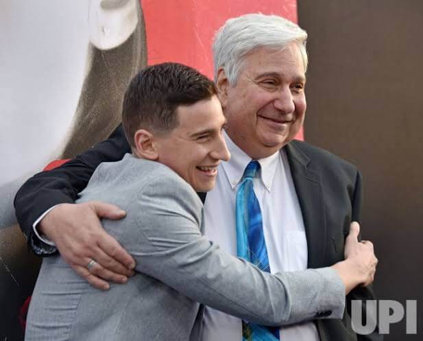 American-movie-actor-Sam-Lerner-and-his-father-Ken-Lerner.-