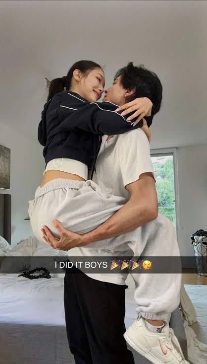 Los Angeles-based TikTok star, Sebastian Moy, with his girlfriend, Gela Walter. 