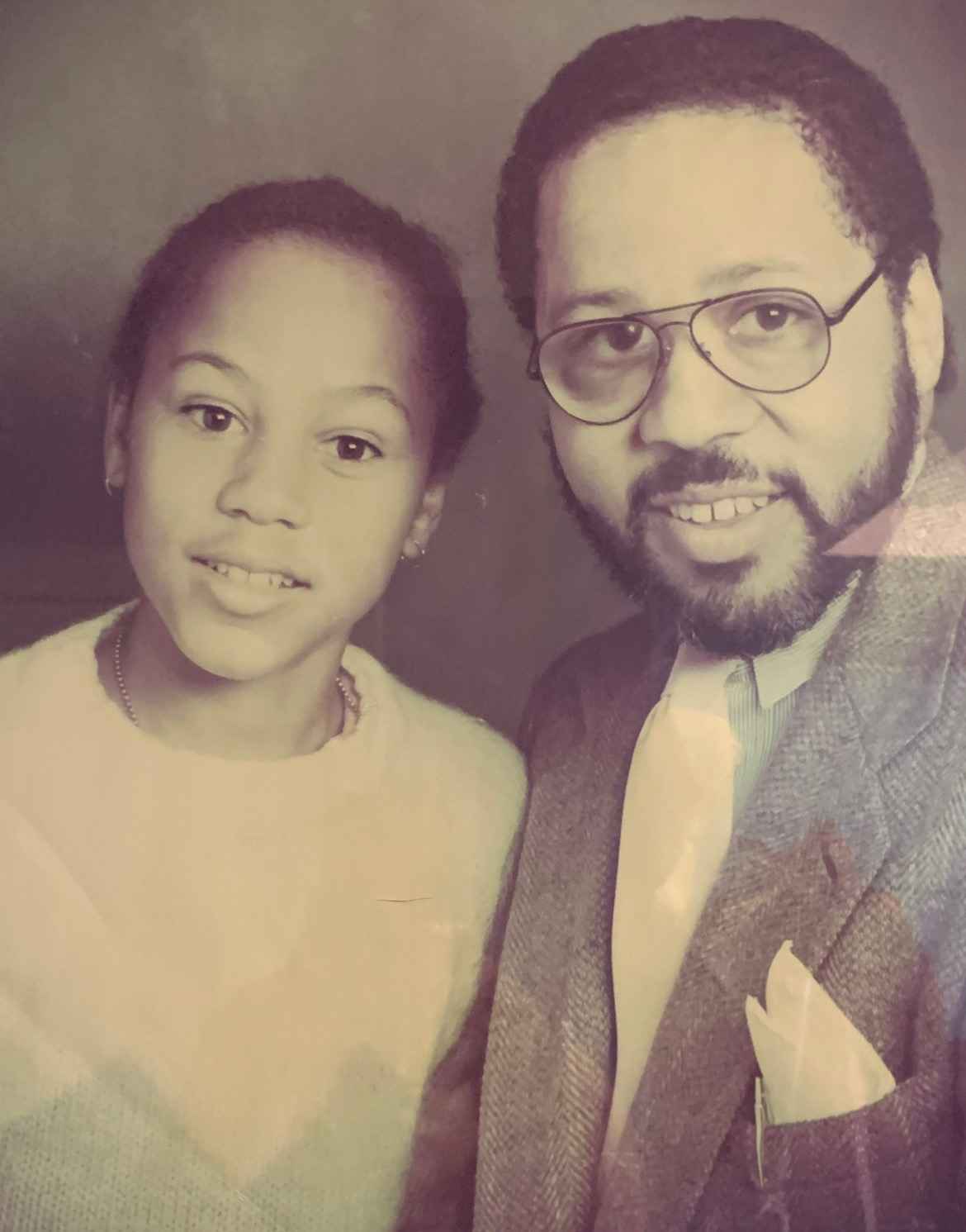 Image - Fani Willis with her father, John Wills. 