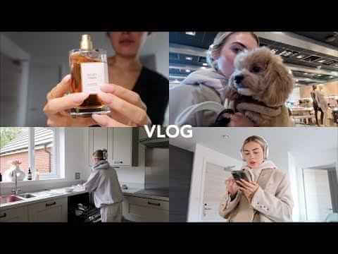 Image - Leanna Paul doing a day in the life vlog with her pet dog, Leo. 