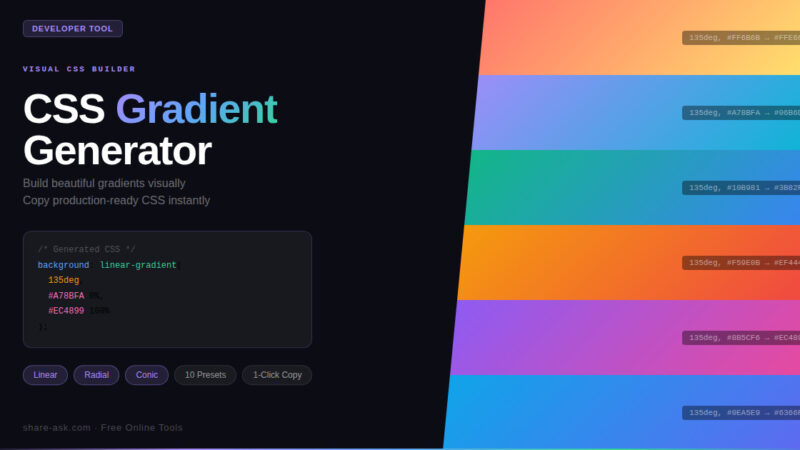 CSS Gradient Generator