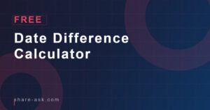 Date Difference Calculator