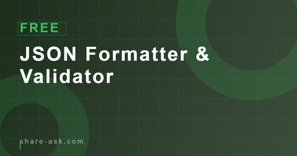 free-json-formatter-validator