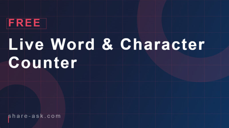 Live Word & Character Counter 4.9 (116)