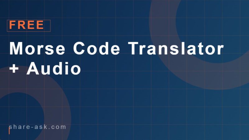 Morse Code Translator 11 Morse Code Translator 4.8 (36)