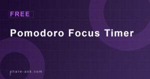 Pomodoro Focus Timer