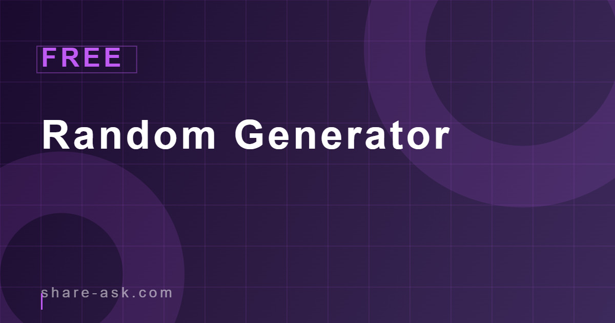 Random Generator