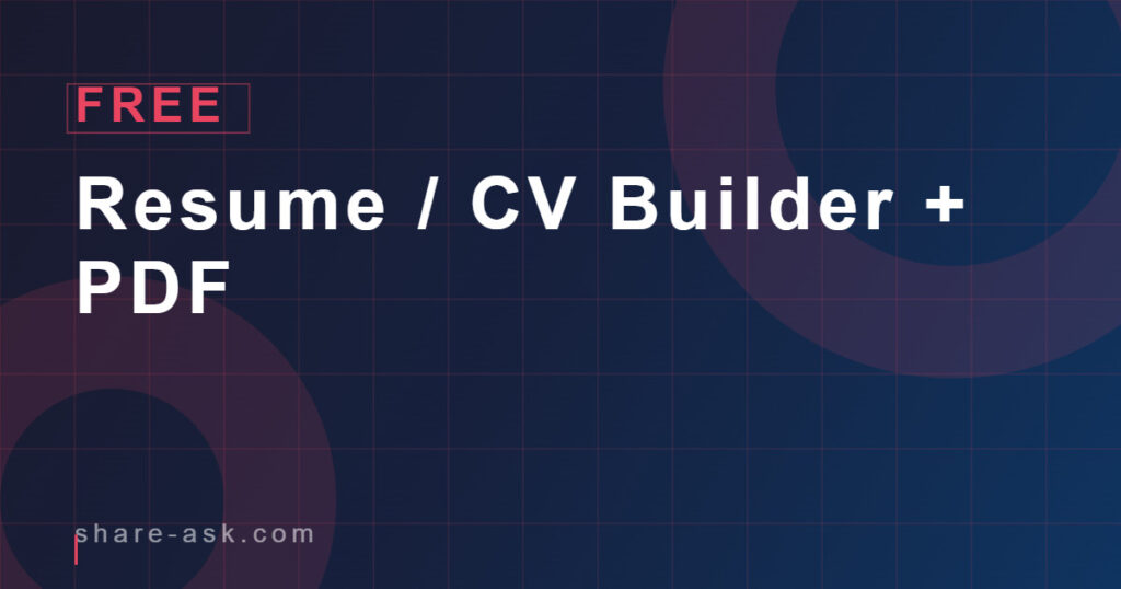 free-resume-cv-builder-pdf