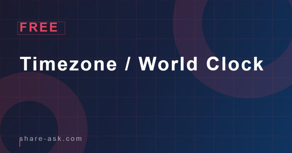 free-timezone-world-clock