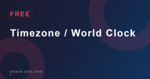 Timezone / World Clock