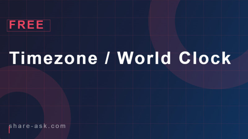 Timezone / World Clock 16 Timezone / World Clock 4.8 (78)