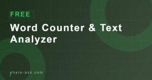Word Counter & Text Analyzer