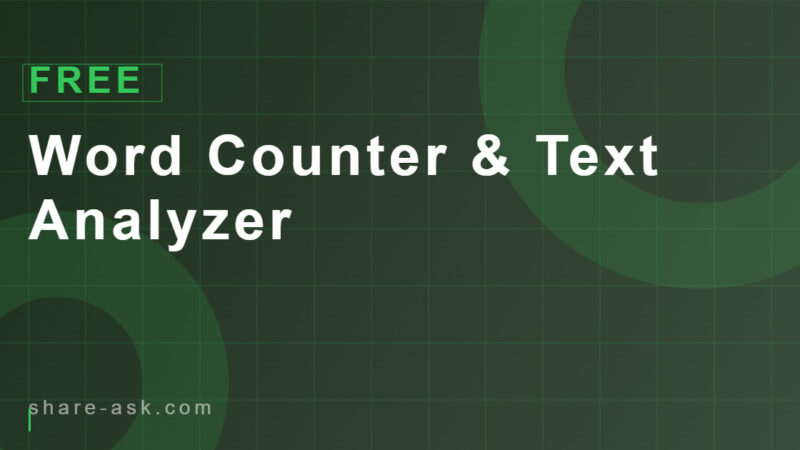 Word Counter & Text Analyzer 36 Word Counter & Text Analyzer 4.9 (99)