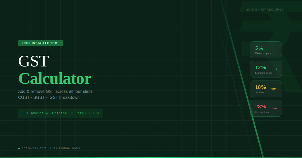 GST Calculator