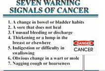 signs and symptoms of cancer american cancer camaraderie